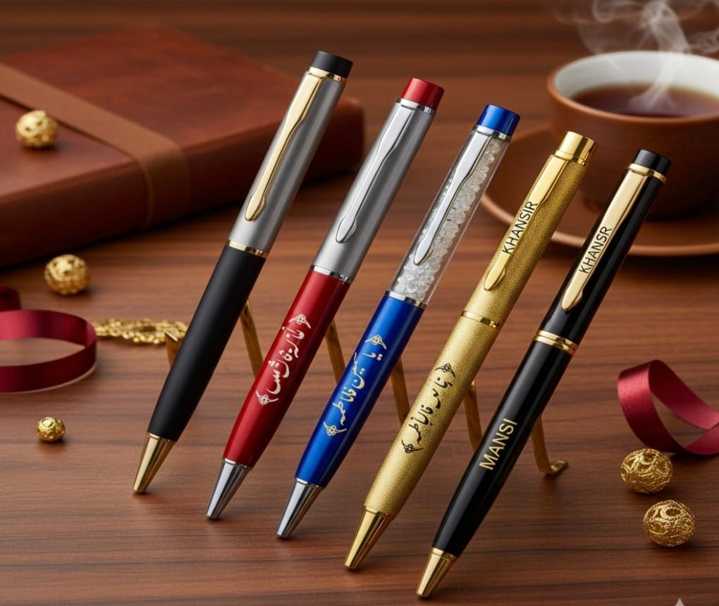 Customized pen name on pen